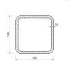 Vierkantrohr 150x150x10_2