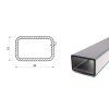Rechteckrohr 20x10x2