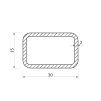 Rechteckrohr 30x15x2_2
