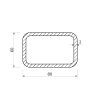Rechteckrohr verzinkt 80x60x2_2