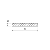 Flachstahl kaltgezogen 80x20 mm_2
