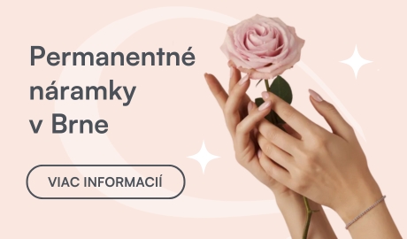 Permanentné náramky Brno