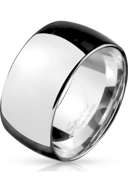 Široký pánsky oceľový prsteň (Veľkosť prstenu 59)
