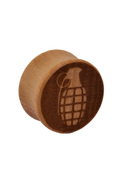 Drevený plug Granát tmavé drevo (Veľkosť 10 mm)