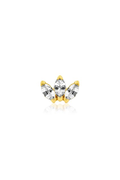 junipurr 14k yellow gold Triple Marquise with Cubic Zirconia Gem decorative end JJ1384 YG 0 df0e0f75 9361 4e6f af00 3f963b7e9184 1080x