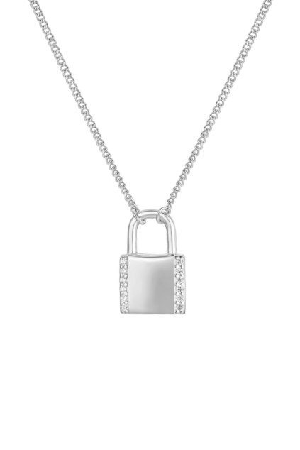 396971 stribrny retizek s priveskem love lock
