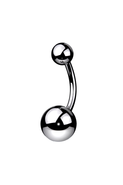 Titanový piercing do pupíku