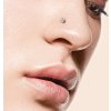 Titanový piercing do nosu se zirkonem ve tvaru srdce