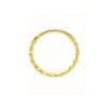Segmentový krúžok s otváraním zo 14kt zlata 585/1000 špirálový (Veľkosť 1 mm, Dĺžka / Priemer 10 mm)