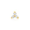junipurr 14k yellow gold Trinity with Cubic Zirconia Gem decorative end JJ1349 YG CZ 0 de592078 fd0c 4cff bb17 cd41f3c2cb39 1080x