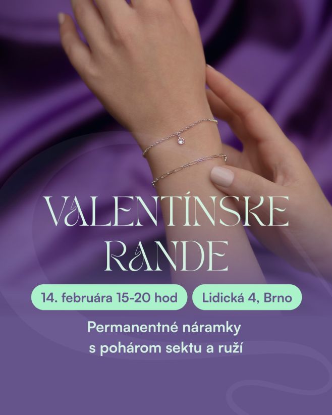Chceli by ste zažiť nezabudnuteľného Valentína? 💜 Príďte si spolu nechať aplikovať permanentné náramky. Valentín nie je...