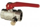 Ball valve with drainage