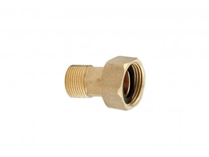 137073 brass water meter connector with gasket 1 2