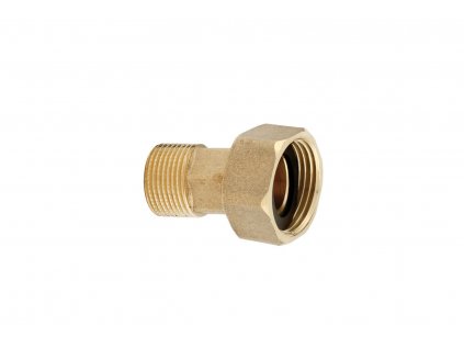 137076 brass water meter connector with gasket 3 4