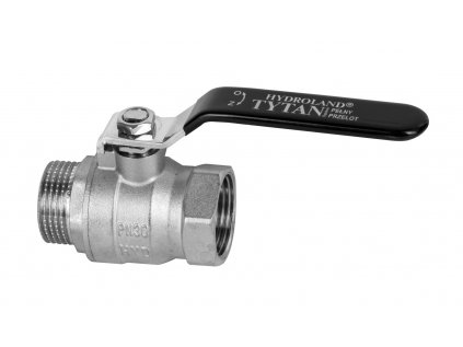 137106 water ball valve tytan with lever handle and compression nut 3 4 f m