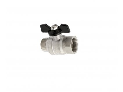 137124 water ball valve tytan with butterfly handle and compression nut 3 4 f m