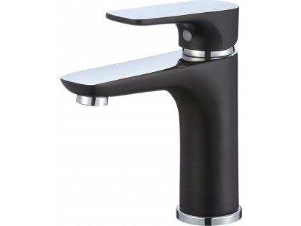 137664 basin mixer senja black chrome without a plug