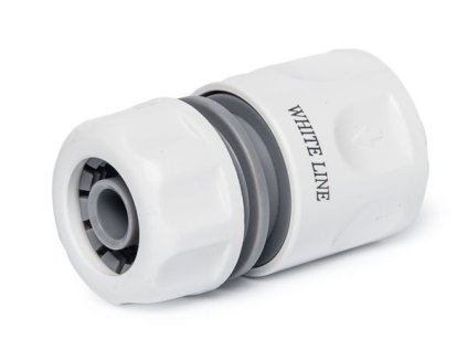 137874 white line quick connector with stop function 3 4 internal thread