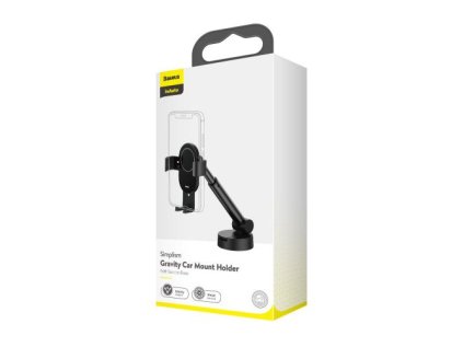 1430271 baseus car mount simplism gravity phone holder with suction base black suyl jy01