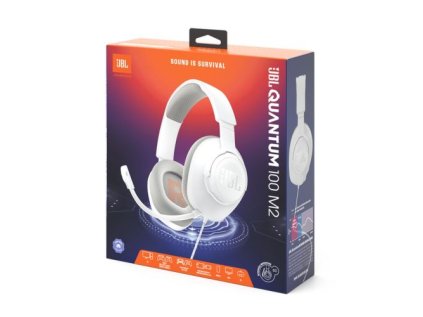 1481412 jbl quantum 100m2 headphone wired gaming headset with microphone white eu