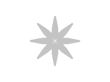 356489 1 noz 24cm hviezdicovy pre roboticke kosacky wiper ambrogio techline