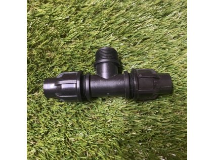 328045 agrodrip skrutkovaci t kus na kvapkovacie potrubie 16mm x 3 4 vonkajsim zavitom