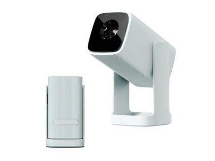 1412247 wanbo projector cube 1 720p android 11 350 ansi gimbal sky blue eu