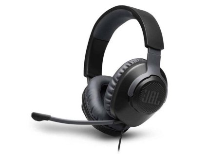 1443777 jbl quantum 100 wired on ear gaming headphones with mic black eu