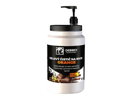 952155 cistic na ruky debbex orange 3l