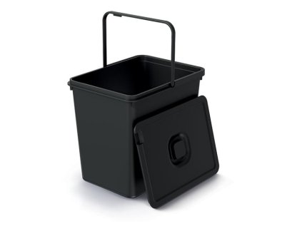954309 kos odpadkovy systema basic flap cierny s vekom 23l