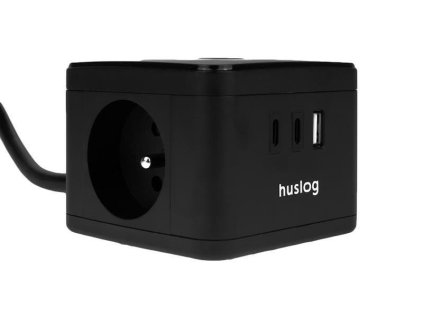 962592 predlzovaci kabel huslog smart black 1 4m