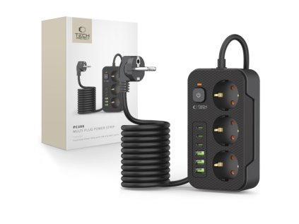 966111 predlzovaci kabel 3 zasuvky 2m techprotec pc3x6