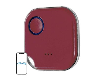 1373562 inteligentne tlacidlo shelly blu button 1 red bluetooth