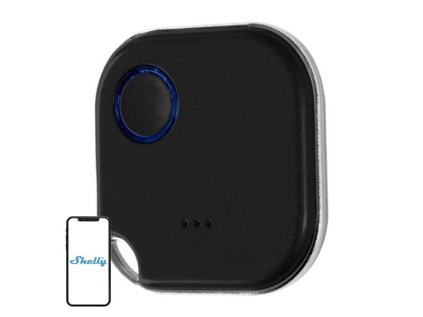 1373568 inteligentne tlacidlo shelly blu button 1 black bluetooth