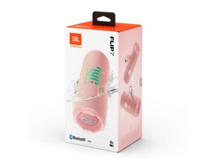 1399146 jbl flip 7 bluetooth wireless speaker pink eu