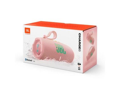 1264434 jbl charge 6 bluetooth wireless speaker pink eu