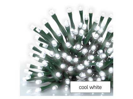 LED Christmas lights, 10 m, outdoor and indoor, cool white, programs