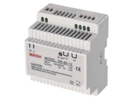 Replacement power supply 12V/5A DC DIN