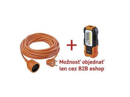 Extension cable 25 m / 1 socket / orange + P3888