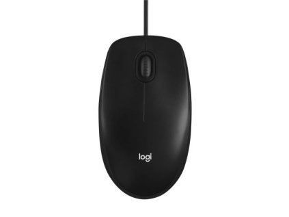 1487733 logitech mouse wired m100 black eu 910 006652
