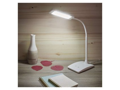 83339 8 led stolna lampa eddy biela