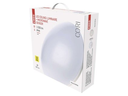 83390 3 led prisad svietidlo cori s pohyb senz kr 18w n b ip44