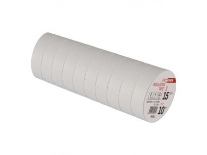 Izolačná páska PVC 15mm / 10m biela