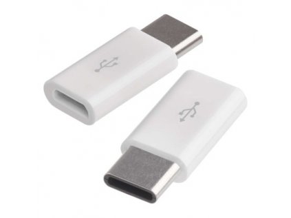 84248 adapter micro usb b 2 0 usb c 2 0 biely 2 ks