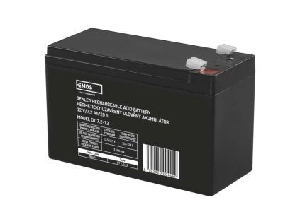 85193 3 bezudrzbovy oloveny akumulator 12 v 7 2 ah faston 6 3 mm