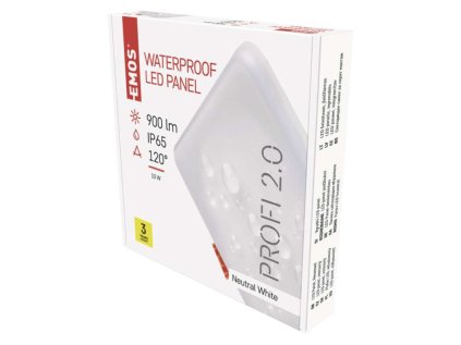 85976 4 led panel vixxo 125 125 stvorcovy vstavany biely 10 w neu b ip65