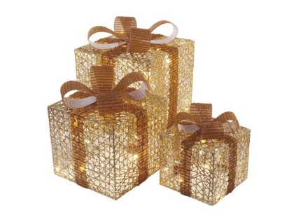 535925 4 led darceky 3 velkosti vnutorne tepla biela