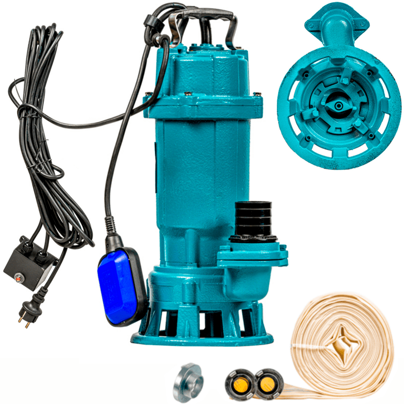 242126 kalovy set ponorne kalove cerpadlo furiatka 550 s hadicou 20m