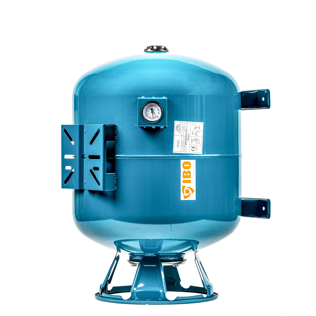 242366 1 tlakova nadoba 80l stojato lezata s manometrom