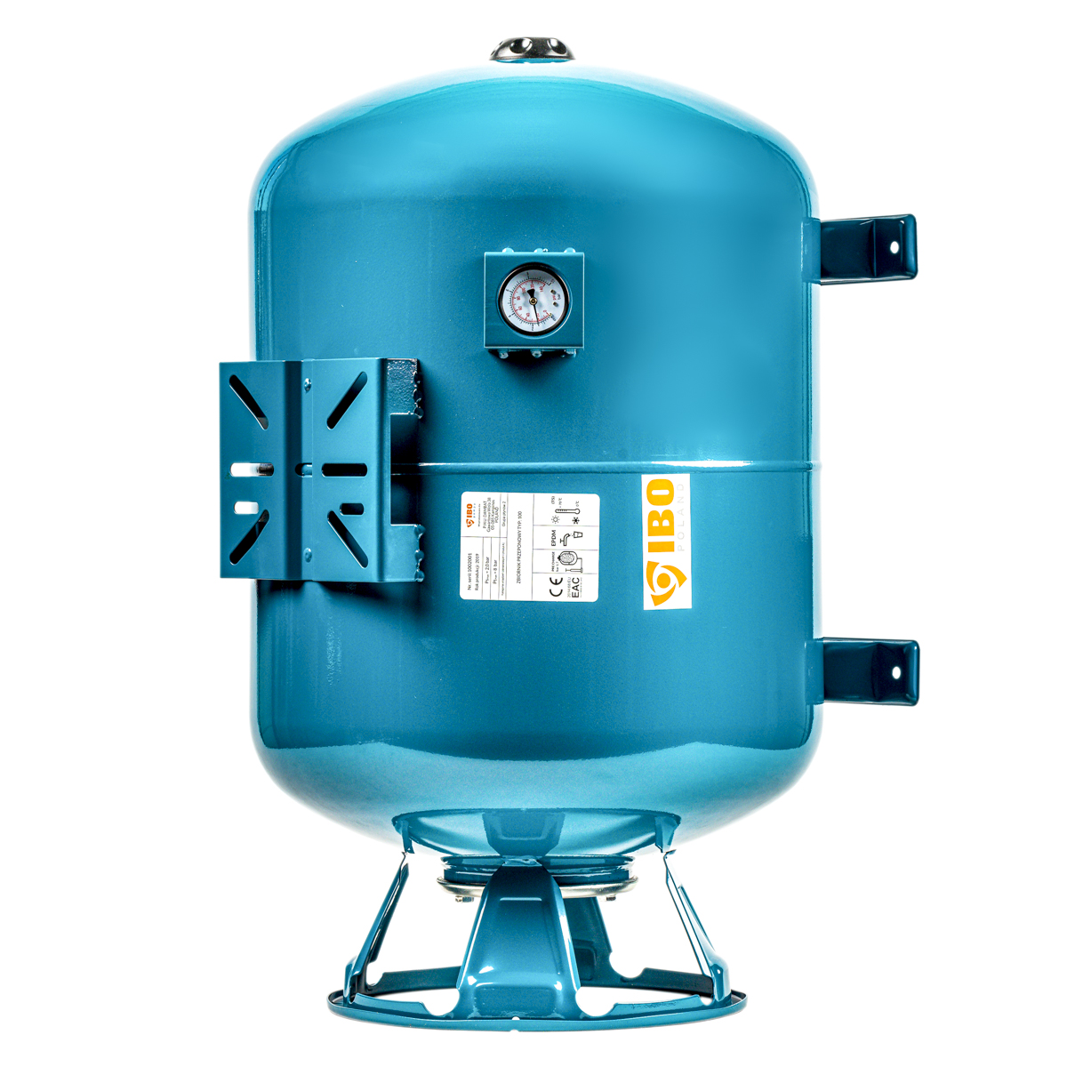 242390 1 tlakova nadoba 150l stojato lezata s manometrom
